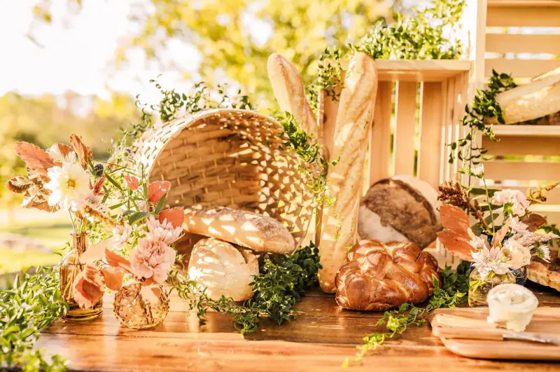 Harvest bread display