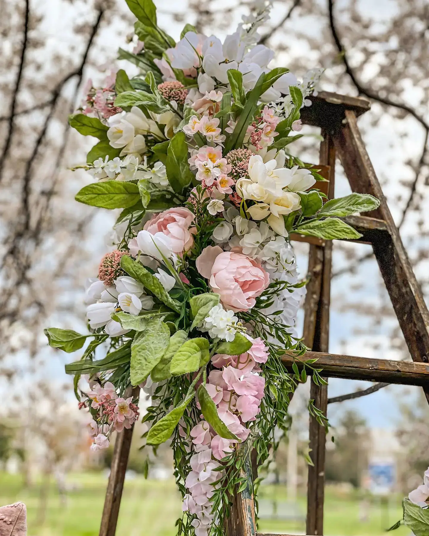 Floral arbor, spring ceremony